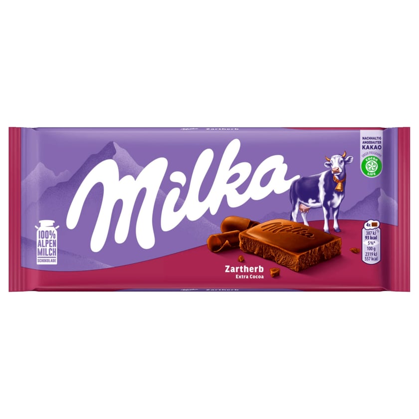 Milka Zartherbe Schokolade 100g